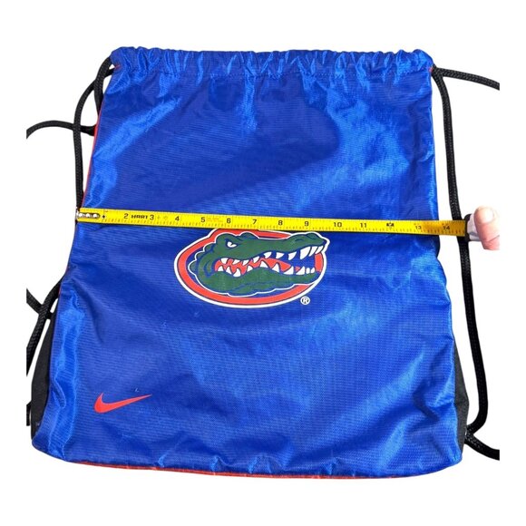 Nike Florida Gators Drawstring Bag Blue Orange Gym Bag Backpack Weekend Football - Picture 5 of 7